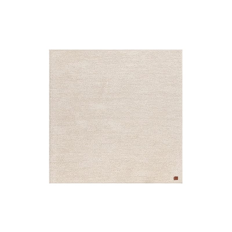 Ullmatta Bubble Kvadrat, 240x240 cm, Creme