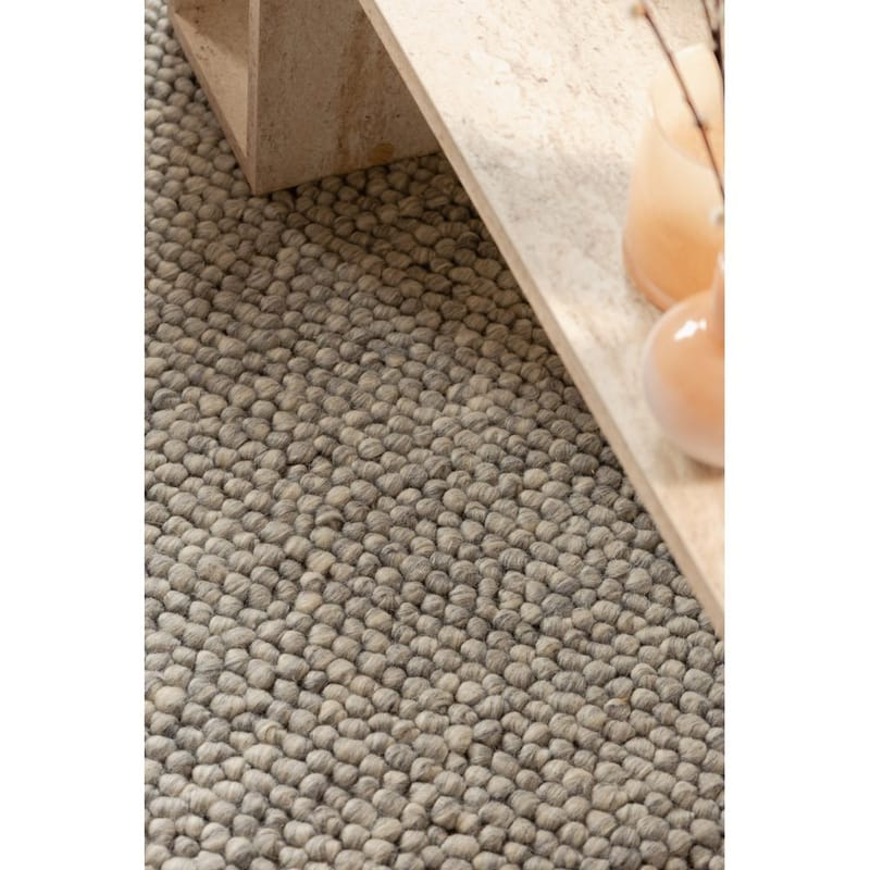 Ullmatta Bubble Kvadrat - 240x240 cm, Grå - Textilier & mattor - Mattor - Modern matta - Ullmattor