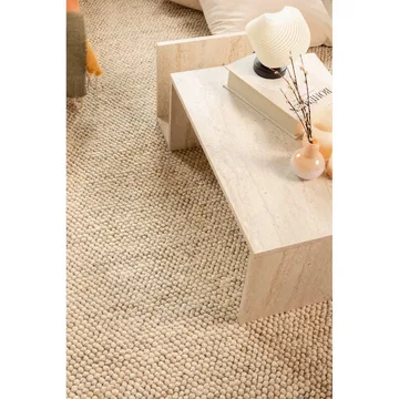 Ullmatta Bubble Kvadrat - 240x240 cm, Sand - Textilier & mattor - Mattor - Modern matta - Ullmattor