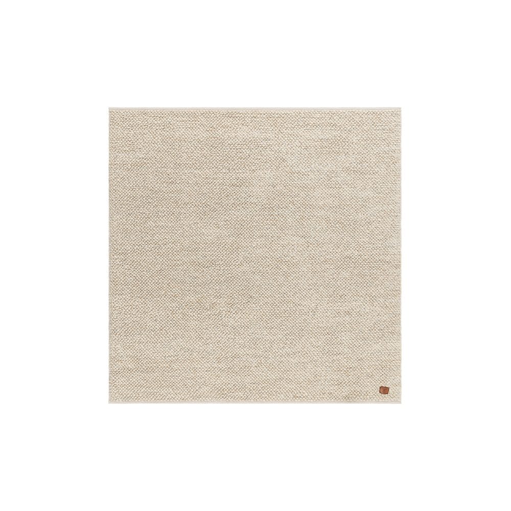 ullmatta bubble kvadrat - 240x240 cm, sand
