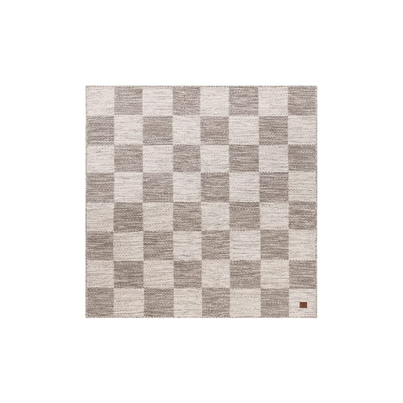 Ullmatta Chessie Kvadrat - 200x200 cm, Grå - Textilier & mattor - Mattor - Modern matta - Ullmattor