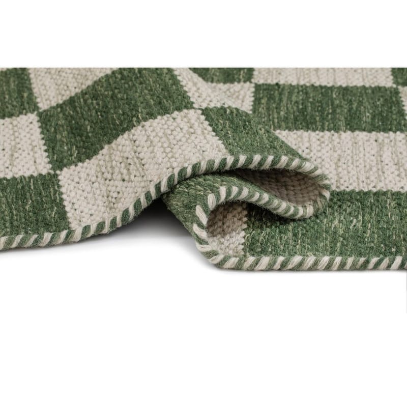 Ullmatta Chessie Kvadrat - 250x250 cm, Smaragdgrön - Textilier & mattor - Mattor - Modern matta - Ullmattor