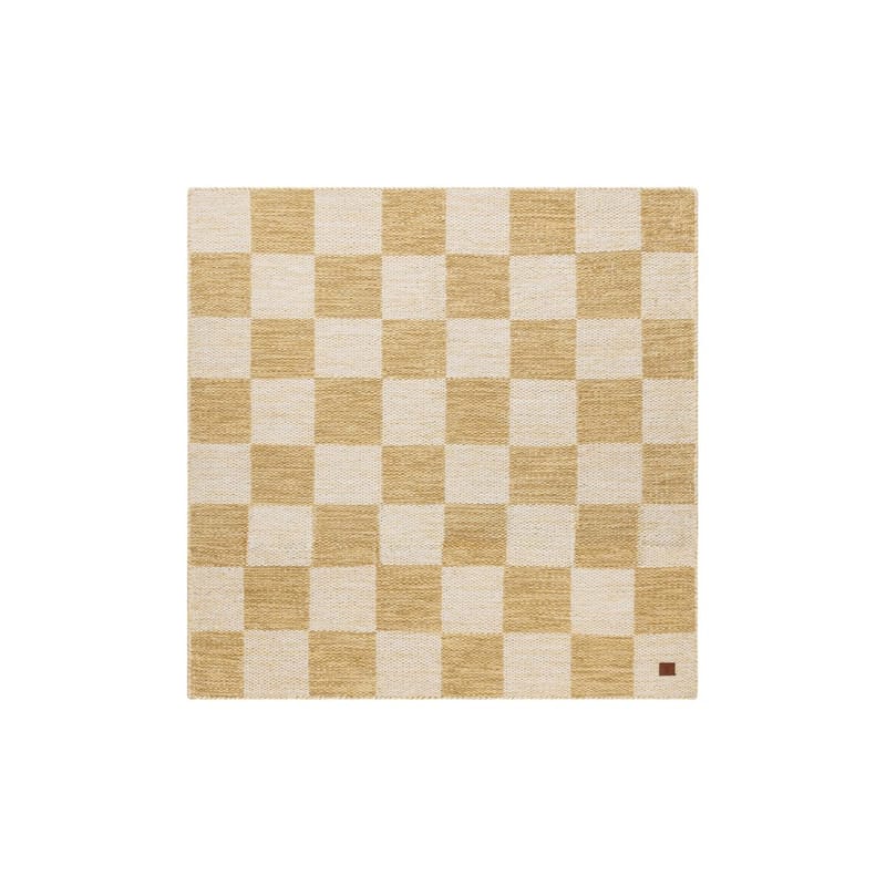 Ullmatta Chessie Kvadrat - 300x300 cm, Ockragul - Textilier & mattor - Mattor - Modern matta - Ullmattor