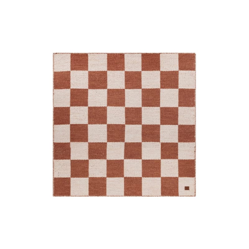 Ullmatta Chessie Kvadrat - 300x300 cm, Terracotta - Textilier & mattor - Mattor - Modern matta - Ullmattor