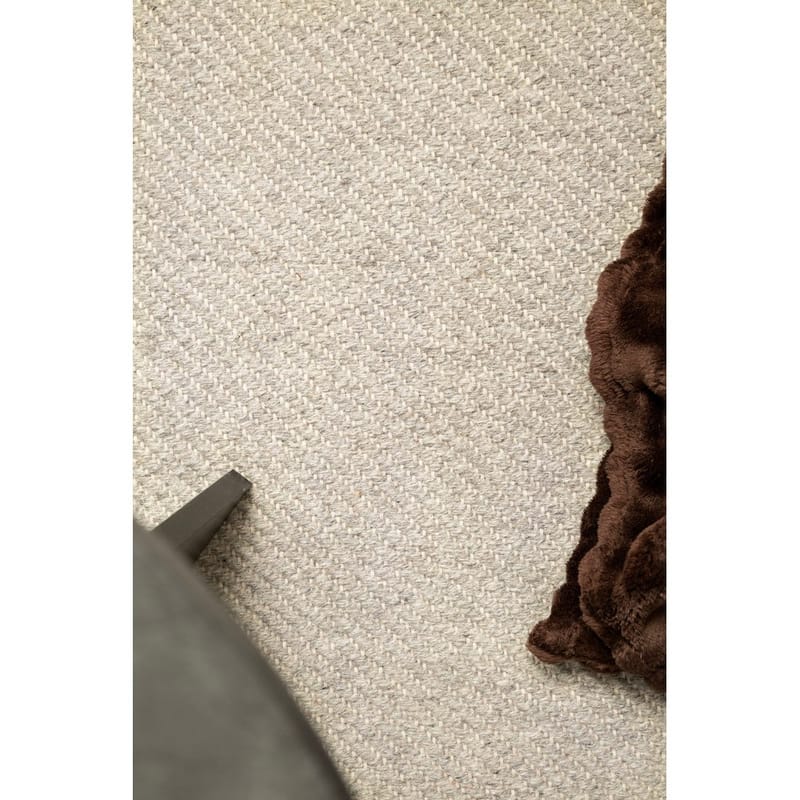 Ullmatta Ekeby Kvadrat - 200x200 cm, Grå - Textilier & mattor - Mattor - Modern matta - Ullmattor