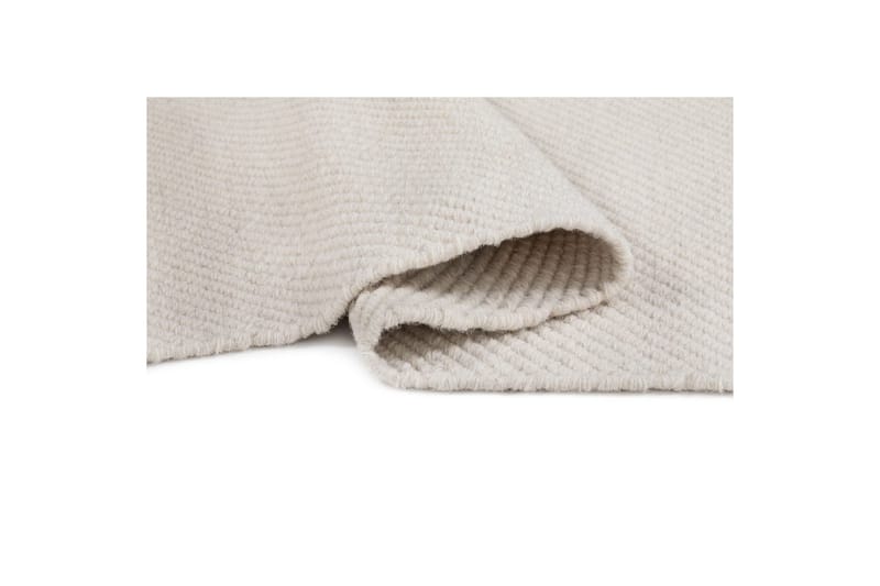 Ullmatta Ekeby Kvadrat - 200x200 cm, Vit - Textilier & mattor - Mattor - Modern matta - Ullmattor