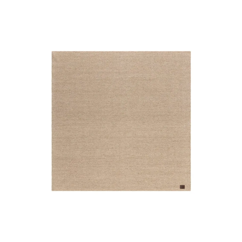 ullmatta ekeby kvadrat - 240x240 cm, linne