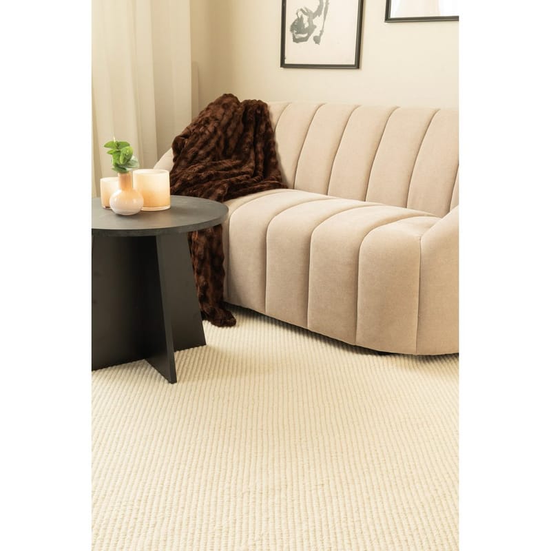 Ullmatta Ekeby Kvadrat - 240x240 cm, Vit - Textilier & mattor - Mattor - Modern matta - Ullmattor