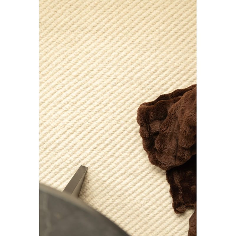 Ullmatta Ekeby Kvadrat - 240x240 cm, Vit - Textilier & mattor - Mattor - Modern matta - Ullmattor