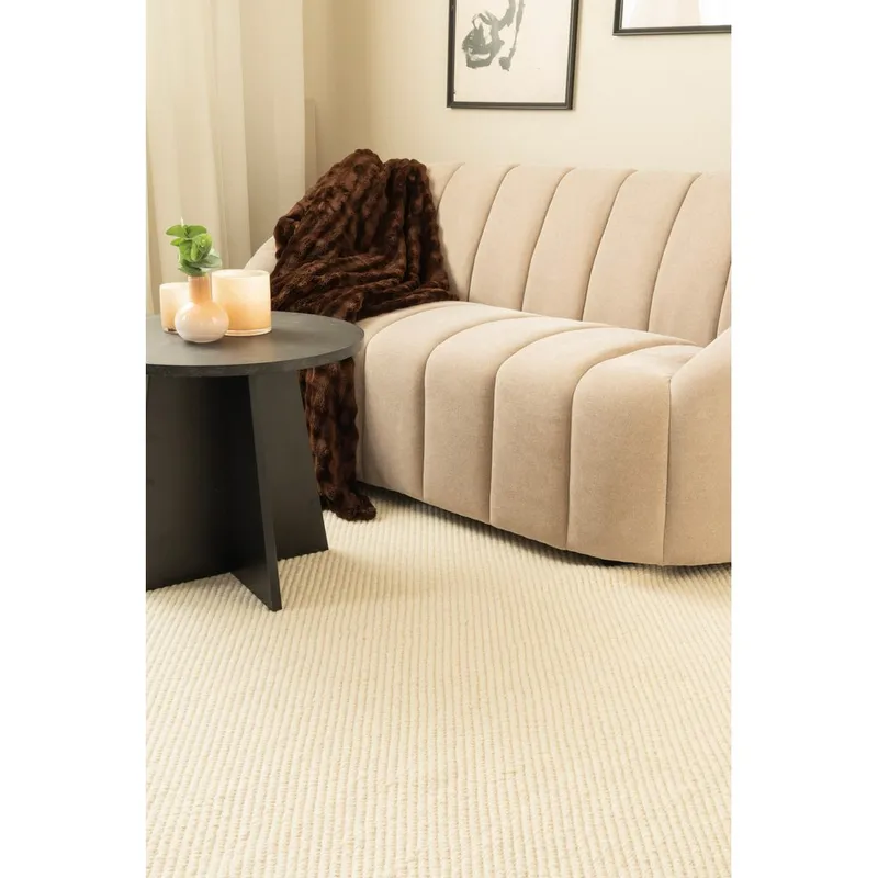 Ullmatta Ekeby Kvadrat - 240x240 cm, Vit - Textilier & mattor - Mattor - Modern matta - Ullmattor