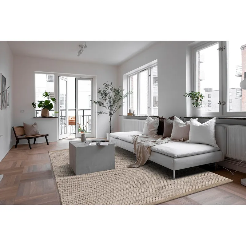 Ullmatta Gotti - 140x200 cm, Nature - Textilier & mattor - Mattor - Modern matta - Ullmattor