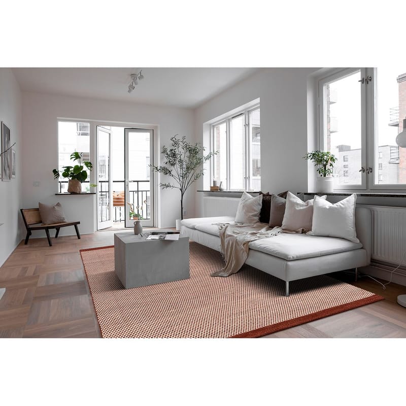 Ullmatta Gotti - 140x200 cm, Terracotta - Textilier & mattor - Mattor - Modern matta - Ullmattor