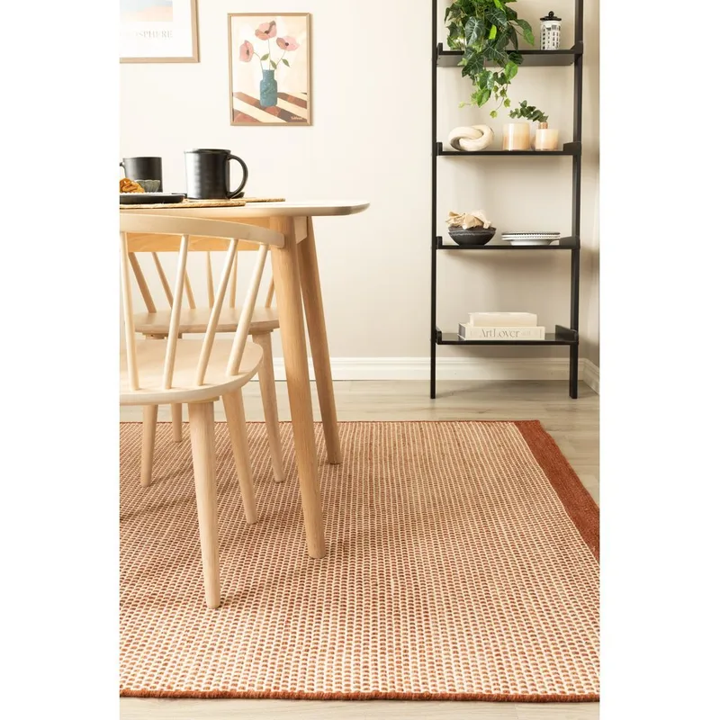 Ullmatta Gotti - 140x200 cm, Terracotta - Textilier & mattor - Mattor - Modern matta - Ullmattor