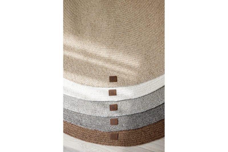 Ullmatta Merino - 160x160 cm, Chocolate brown - Textilier & mattor - Mattor - Modern matta - Ullmattor