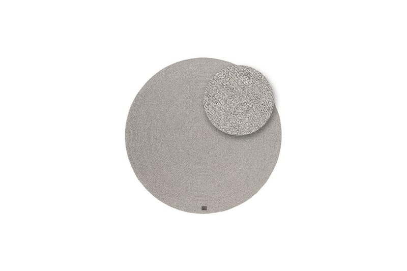 Ullmatta Merino - 160x160 cm, Grey - Textilier & mattor - Mattor - Modern matta - Ullmattor