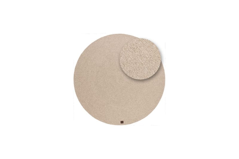 Ullmatta Merino - 160x160 cm, Linen - Textilier & mattor - Mattor - Modern matta - Ullmattor