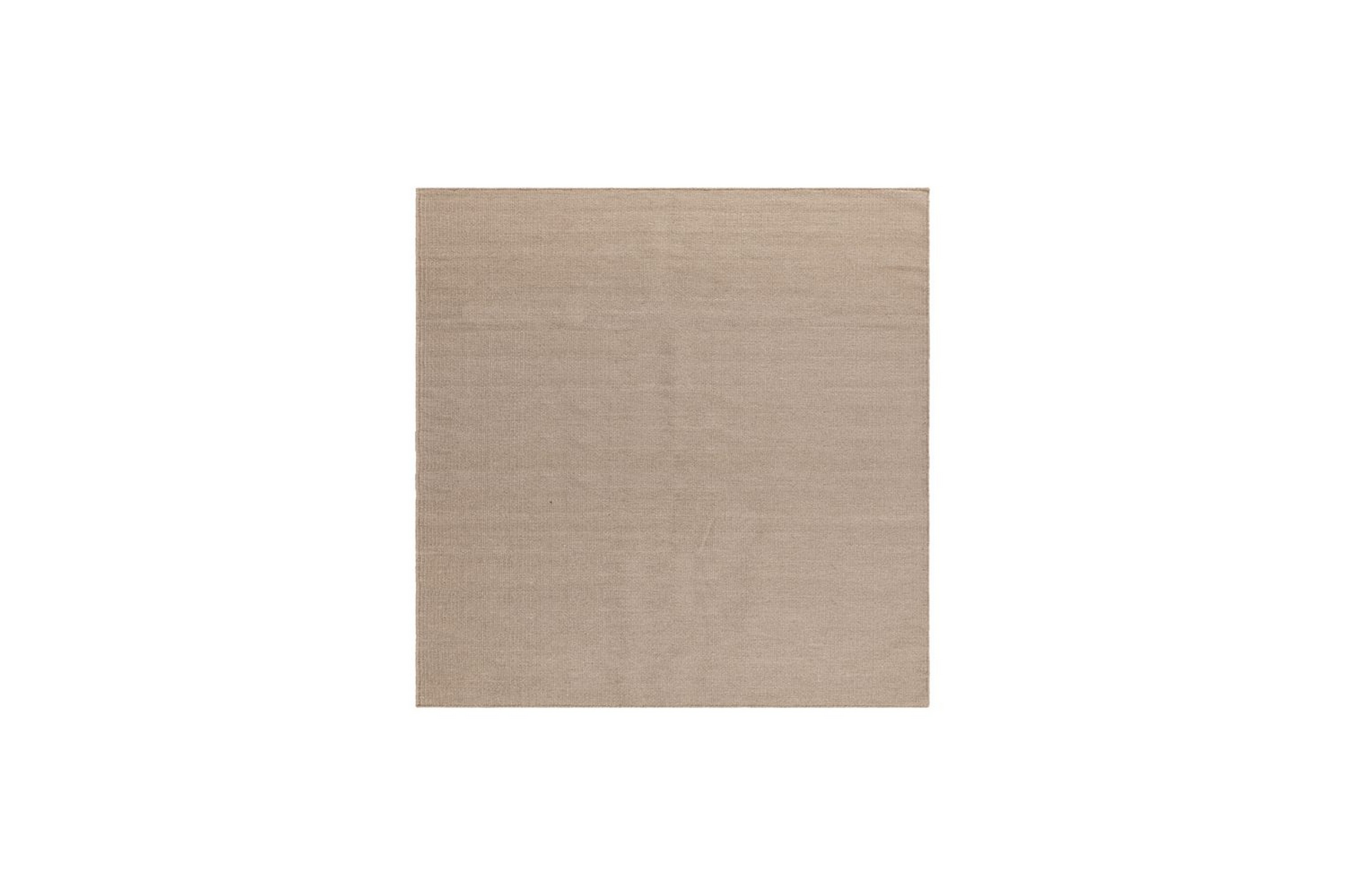 ullmatta molly - 200x200 cm, dark linen