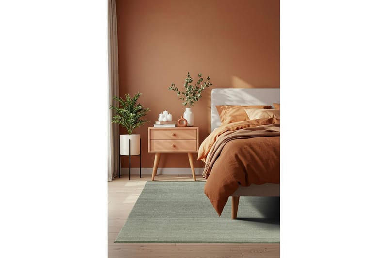 Ullmatta Sandhamn - 160x230 cm, Emerald green - Textilier & mattor - Mattor - Modern matta - Ullmattor