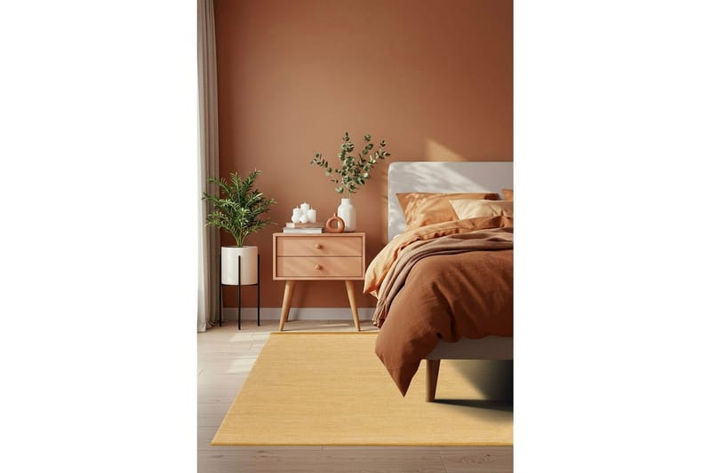 Ullmatta Sandhamn - 160x230 cm, Yellow - Textilier & mattor - Mattor - Modern matta - Ullmattor