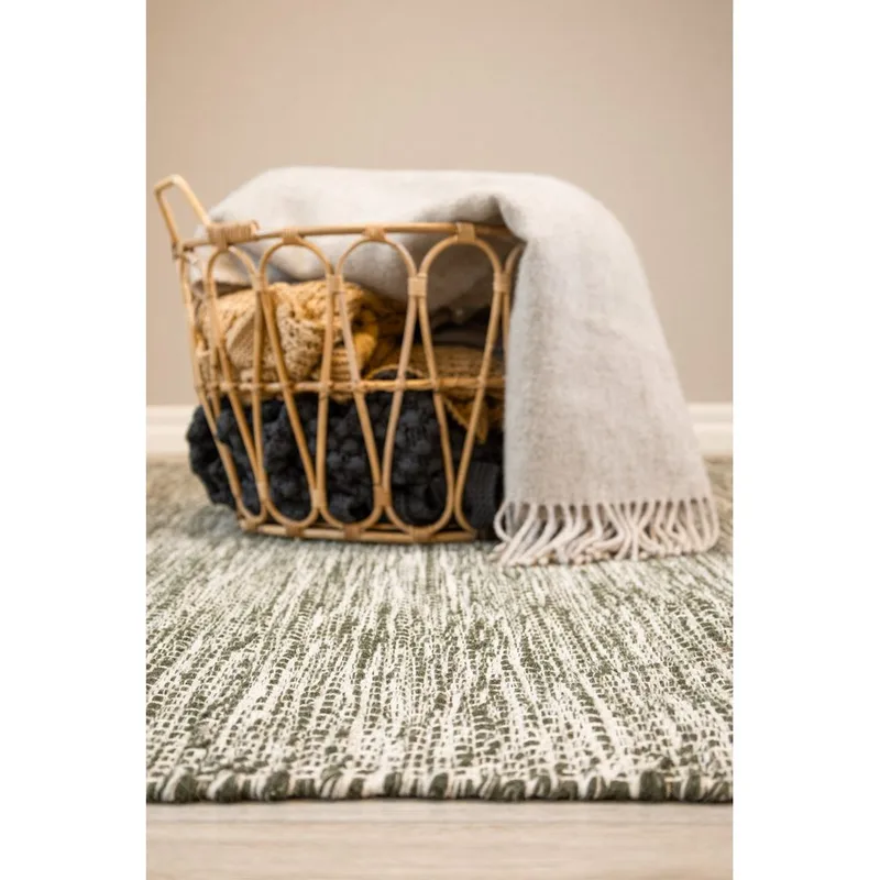 Ullmatta Torsby - 160x230 cm, Olivgrön - Textilier & mattor - Mattor - Modern matta - Ullmattor