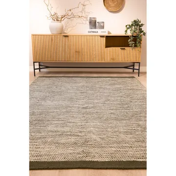 Ullmatta Torsby - 240x340 cm, Olivgrön - Textilier & mattor - Mattor - Modern matta - Ullmattor