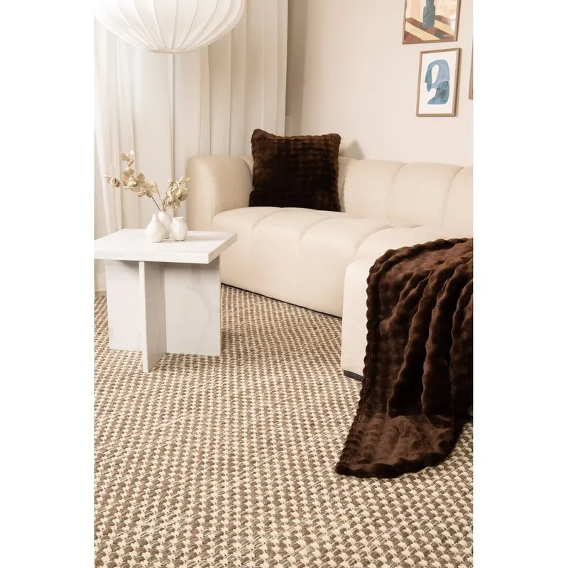 Ullmatta Vasa - 140x200 cm, Greige - Textilier & mattor - Mattor - Modern matta - Ullmattor