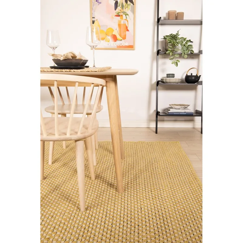 Ullmatta Vasa - 160x230 cm, Yellow - Textilier & mattor - Mattor - Modern matta - Ullmattor