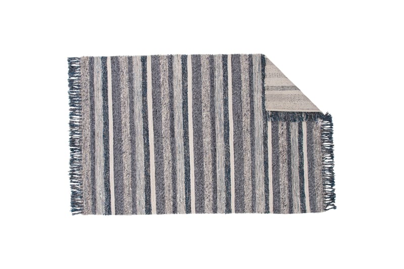 Agra Ullmatta 200x300 cm - Marinblå/Grå - Textilier & mattor - Mattor - Modern matta - Ullmattor