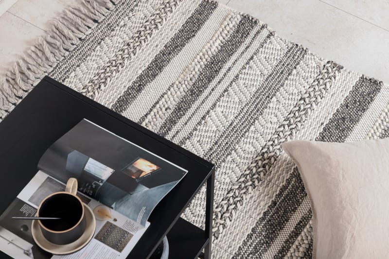 Alwar Ullmatta 170x240 cm - Mörkgrå - Textilier & mattor - Mattor - Modern matta - Ullmattor