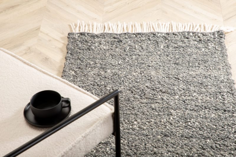 Betina Ullmatta 80x250 cm - Grå - Textilier & mattor - Mattor - Modern matta - Ullmattor