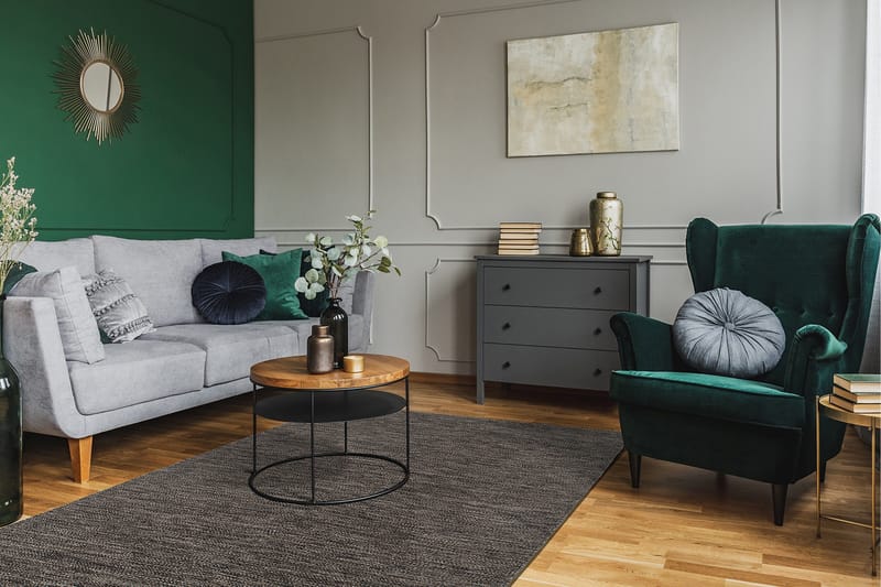 Birka Ullmatta 240x340 cm - Antracit - Textilier & mattor - Mattor - Modern matta - Ullmattor