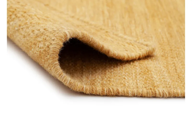 Birka Ullmatta Rektangulär 75x230 cm - Ockragul - Textilier & mattor - Mattor - Modern matta - Ullmattor