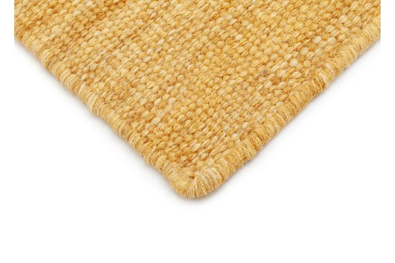 Birka Ullmatta Rektangulär 75x230 cm - Ockragul - Textilier & mattor - Mattor - Modern matta - Ullmattor