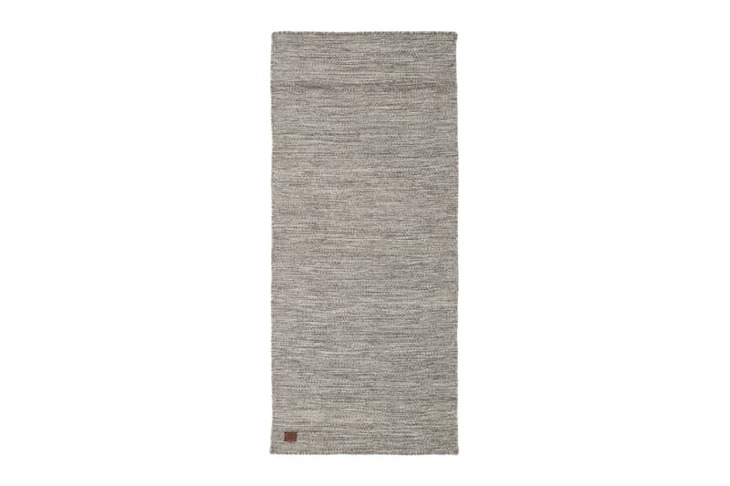 Birka Ullmatta Rektangulär 75x230 cm - Silver - Textilier & mattor - Mattor - Modern matta - Ullmattor