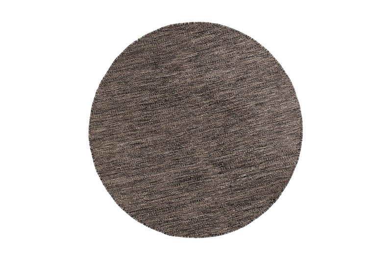 Birka Ullmatta Rund 120 - Antracit - Textilier & mattor - Mattor - Modern matta - Ullmattor