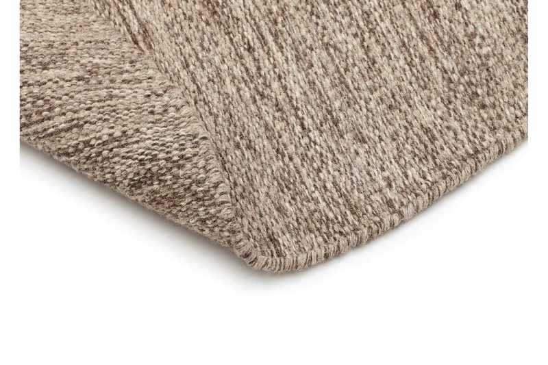 Birka Ullmatta Rund 160 cm - Mörklinne - Textilier & mattor - Mattor - Modern matta - Ullmattor