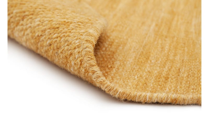 Birka Ullmatta Rund 200 - Ockragul - Textilier & mattor - Mattor - Modern matta - Ullmattor