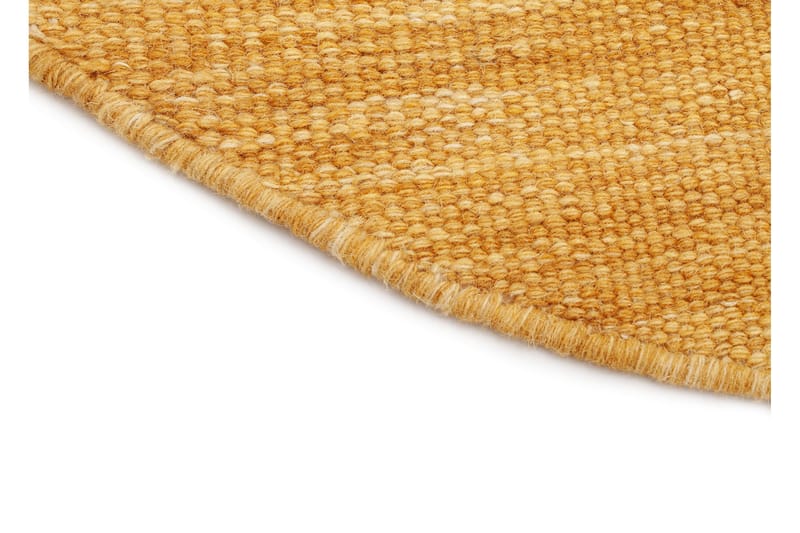 Birka Ullmatta Rund 200 - Ockragul - Textilier & mattor - Mattor - Modern matta - Ullmattor