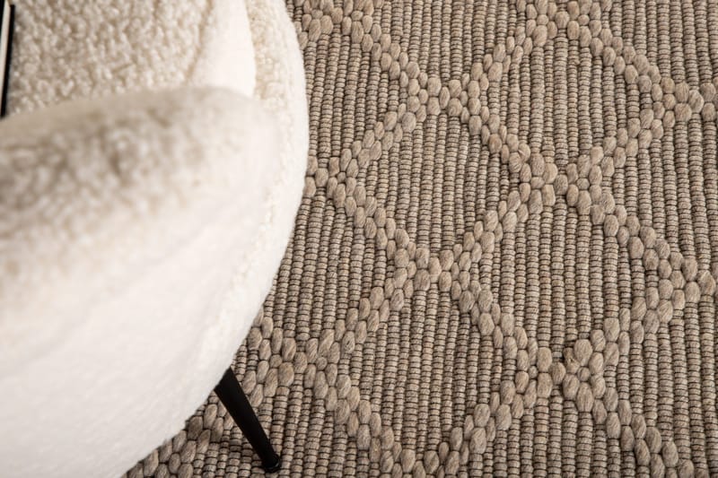 Cloudy Ullmatta 160x230 cm - Beige - Textilier & mattor - Mattor - Modern matta - Ullmattor