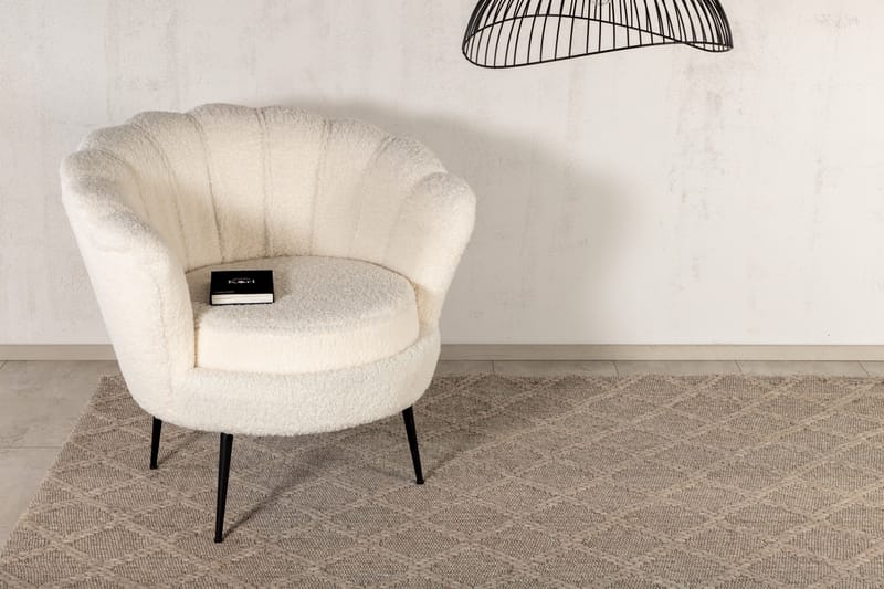 Cloudy Ullmatta 160x230 cm - Beige - Textilier & mattor - Mattor - Modern matta - Ullmattor