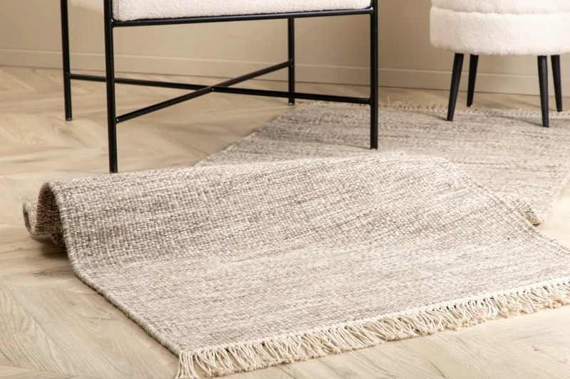 Cyrus Ullmatta 80x250 cm - Beige - Textilier & mattor - Mattor - Modern matta - Ullmattor