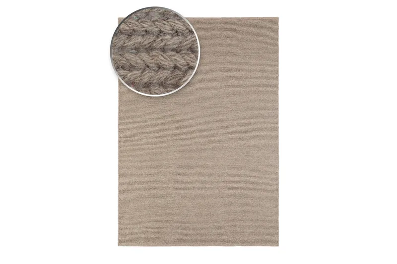 Dalarö Ullmatta 160x230 cm - Linne - Textilier & mattor - Mattor - Modern matta - Ullmattor