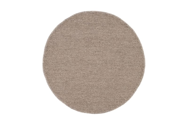 Dalarö Ullmatta 200 cm Rund - Linne - Textilier & mattor - Mattor - Modern matta - Ullmattor