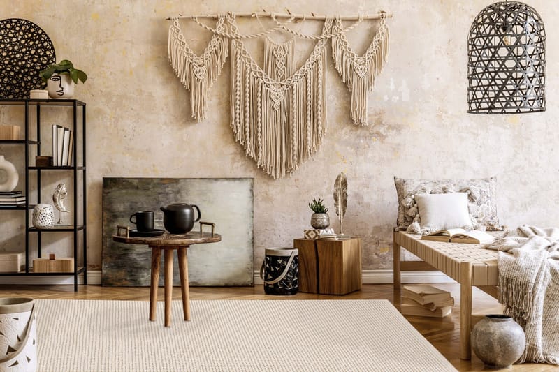 Dalarö Ullmatta 240x340 cm - Vit - Textilier & mattor - Mattor - Modern matta - Ullmattor