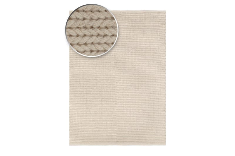 Dalarö Ullmatta 240x340 cm - Vit - Textilier & mattor - Mattor - Modern matta - Ullmattor