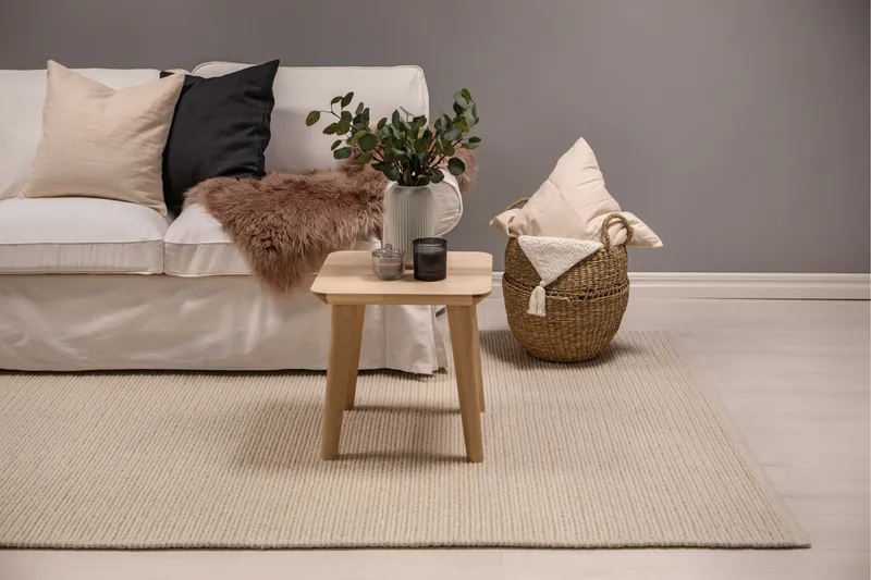 Dalarö Ullmatta 240x340 cm - Vit - Textilier & mattor - Mattor - Modern matta - Ullmattor