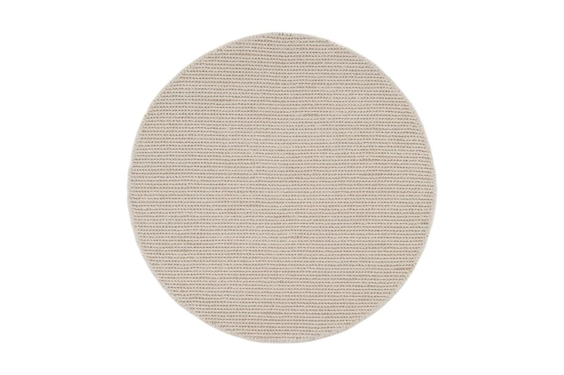 Dalarö Ullmatta 300 cm Rund, Vit