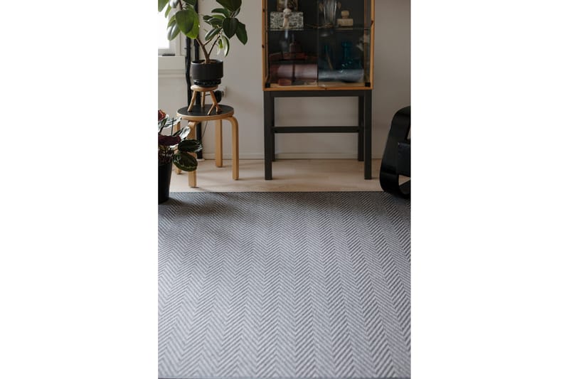 Elsa Matta 80x250 cm Grå - Vm Carpet - Textilier & mattor - Mattor - Modern matta - Ullmattor