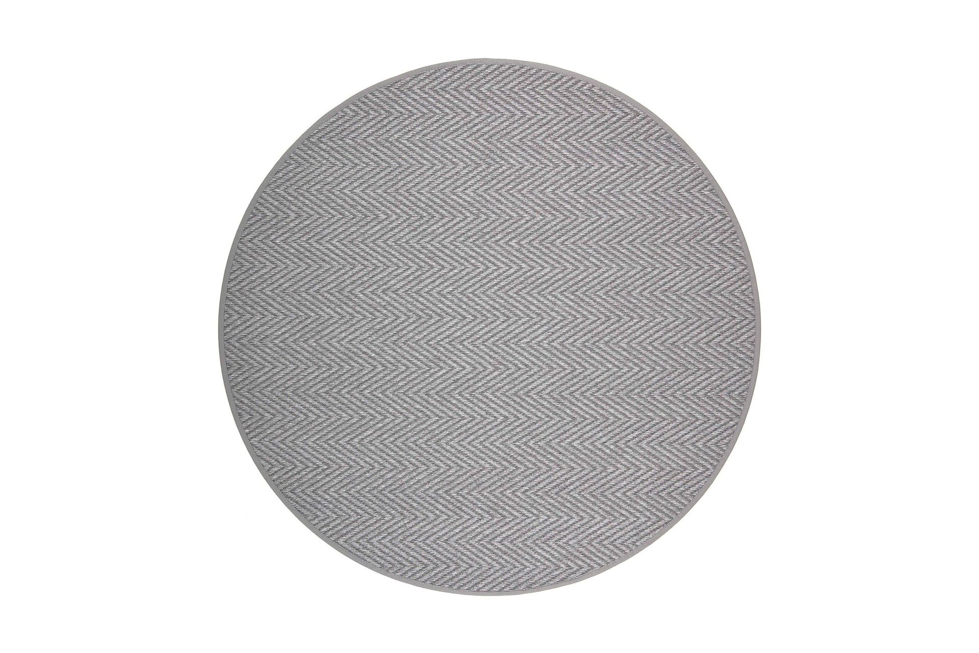 Elsa Matta Rund 133 cm Gr&aring; - Vm Carpet