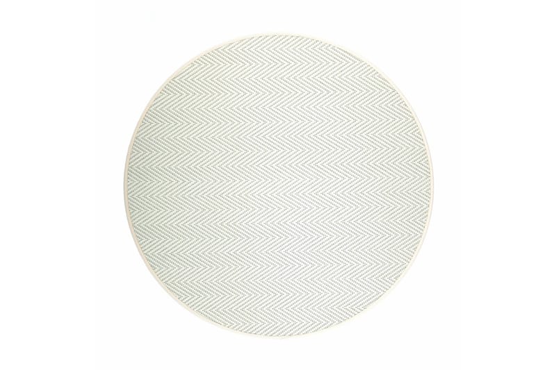 Elsa Matta Rund 133 cm Vit, Vm Carpet